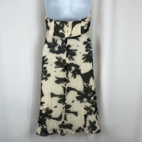 White House/Black Market Silk halter dress 2 - Picture 12 of 16